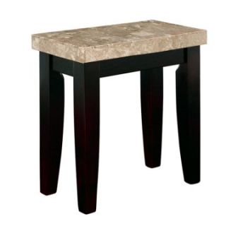 Steve Silver Monarch Rectangular Marble Top End Table   End Tables