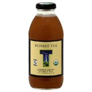 Honest Tea Jasmine Green Energy Tea Fair Trade 16 oz. glass bottles 12 pack  Grocery & Gourmet Food