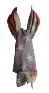 Featherweight Long American Scarf at  Mens Clothing store American Flag Scarf