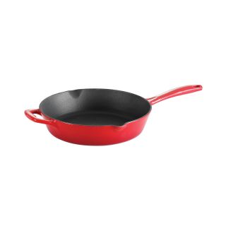 Tramontina Gourmet Enameled Cast Iron Skillet   Gradated Red   Fry Pans & Skillets