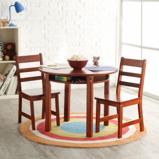 Lipper Childrens Round Table and Chair Set   Activity Tables