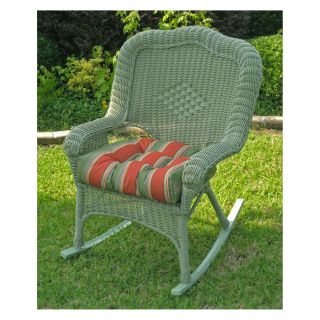 Chelsea Wicker Resin Patio Rocking Chair   Outdoor Rocking Chairs