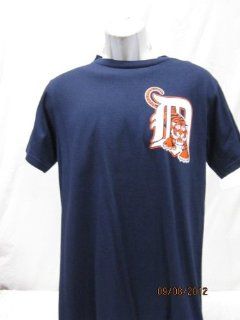 MLB Detroit Tigers Wordmark T Shirt, Navy Blue Size Small  Sports Fan T Shirts  Sports & Outdoors