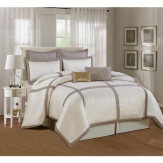 Luxury Home Symphony 8 Piece Comforter Set   Bedding Sets