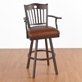 Chandler 34 in. Extra Tall Bar Stool   With Arms   Swivel   Bar Stools