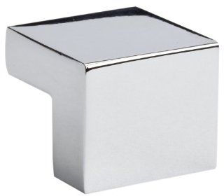 Atlas Homewares A865 CH Successi Collection .98 Inch Small Square Knob, Polished Chrome   Cabinet And Furniture Knobs  