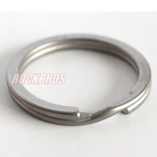 RockBros Titanium Ti Key Chain Key Ring Split Ring Size S  Key Tags And Chains 