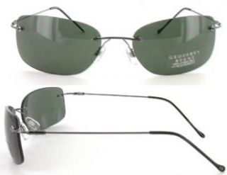 Geoffrey Beene Sunglasses Gunmetal Rimless 2158 at  Mens Clothing store