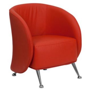 Flash Furniture Hercules Jet Series Leather Chair   Red   Living Room