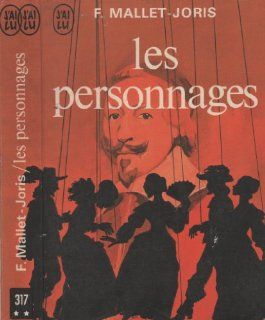 LesPersonnages Francoise MalletJoris 9780686563112 Books