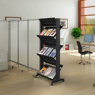 Double Sided XL Literature Display   Commercial Magazine Racks