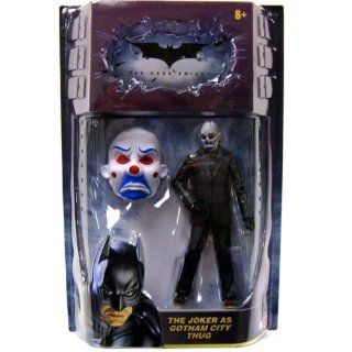 Batman Dark Knight Movie Master Exclusive Deluxe Action Figure Joker as Gotham City Thug Toys & Games