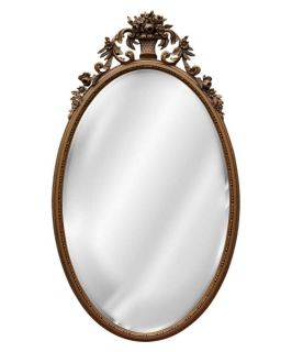 Hickory Manor House Oval Flower Basket Mirror   22W x 40H in.   Wall Mirrors