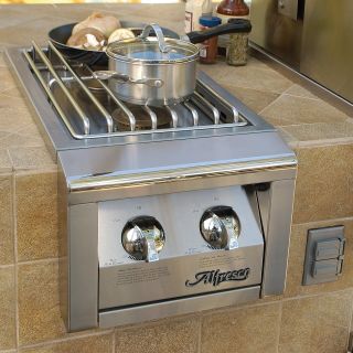 Alfresco AGSB 2 Dual Side Burner Built In   Outdoor Kitchens