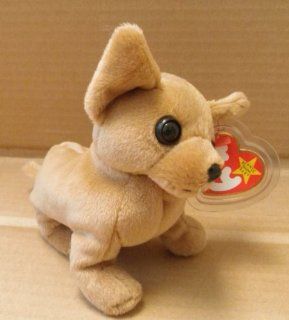 TY Beanie Babies Tiny the Chihuahua Dog Stuffed Animal Plush Toy   6 inches long Toys & Games