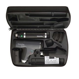 Ophthalmic Set w/ Coaxial Plus Ophthalmoscope Streak Retinoscope Rechargeable Handle and Hard Case Health & Personal Care