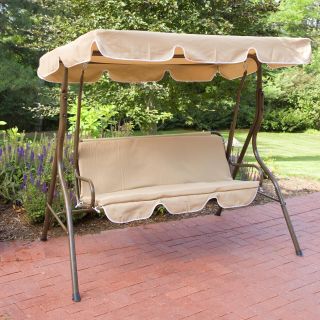 Coral Coast Ginger Cove 2 Person Canopy Swing   Porch Swings