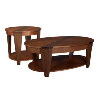 Hammary Oasis 2 Piece Oval Coffee Table Set   Coffee Table Sets