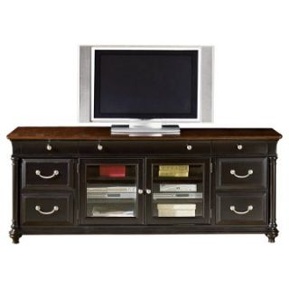 St Ives Black and Cherry TV Stand   TV Stands
