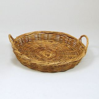 Chappell Round Rattan Tray   Serving Trays