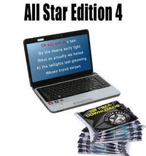 All Star Edition 4 Computer Karaoke Laptop 15" with MTU Video Hoster Software plus 108 FREE All Star Karaoke Song  at allstarcustom Computers & Accessories