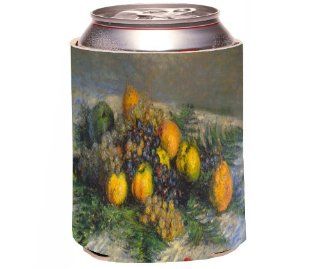 Rikki KnightTM Claude Monet Art Still Life Design Drinks Cooler Neoprene Koozie Cold Beverage Koozies Kitchen & Dining