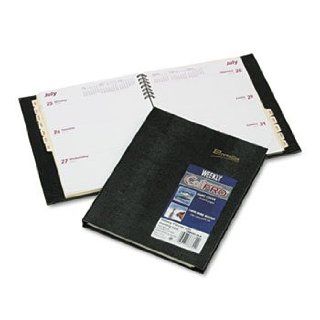 Rediform   CoilPRO Weekly Planner, Ruled, 6 3/4 x 8 3/4, Black, 2013  Appointment Books And Planners 