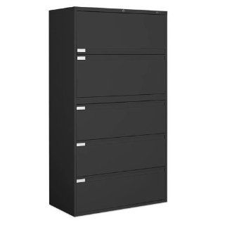 Five Drawer 42"W Lateral File Desert Putty 