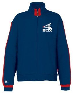 Chicago White Sox Cooperstown Therma Base Track Jacket (Large)  Baseball And Softball Uniform Jackets  Sports & Outdoors