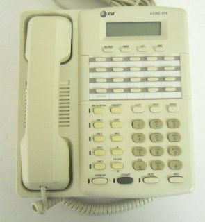AT&T 874 4 line Speakerphone White 4 Line Phones Electronics