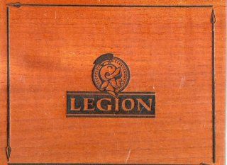 Wood Cigar Box LEGION 852   11.5" X 9" X 2.5" (ON BACK 25 Cigars Hand Made in Esteli Nicaragua for Lane Limited)  Decorative Boxes  