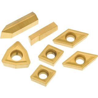 Grizzly T23901 K20 TiN Insert Set (7) for T10293, Cast Iron