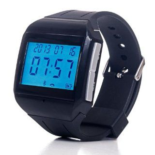 Northwest 72 MA878 Bluetooth Watch Connects with iPhone   Non Retail Packaging   Black Cell Phones & Accessories
