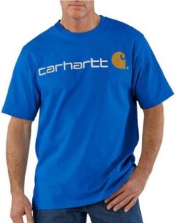 Carhartt Men's Signature Logo Short Sleeve T Shirt Novelty T Shirts Clothing