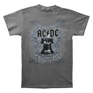 AC/DC Black Bells Slim Fit T shirt Clothing