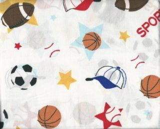 Sports Theme Twin Size Sheet Set 3 Piece Baseball Football Soccer Basketball Sheets SlingShot  