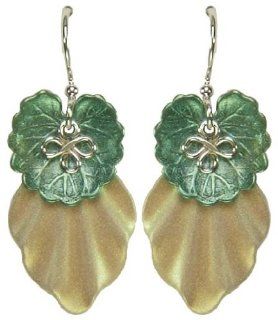 Jody Coyote Renewal Green Begonia Leaf Earrings SMP856 Jewelry