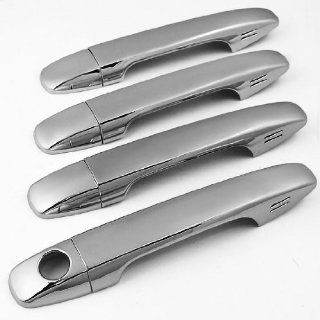 8 PCs Triple Chrome Plated Door Handle Cover 3M Adhesive Tape Stick On for 2010 2012 Toyota Prius 2011 2012 Toyota Prius V 3/5 Sienna 2009 2012 Toyota Venza Automotive