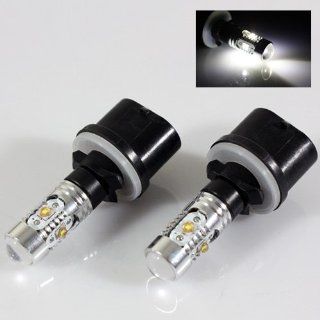 2 X 15W SMD High Power LED 881 Bulbs DRL Xenon White Driving Lamps Fog Lights Automotive