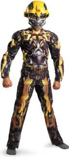 Lets Party By Disguise Inc Transformers 3 Dark of the Moon Movie   Bumblebee Classic Muscle Child Costume / Yellow   Size Large (10 12)  Other Products  