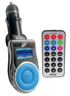 GSI Super Quality In Car Wireless Hands Free FM Modulator Transmitter for /MP4/iPod/iPhone/CD/DVD Players   SD/Memory Card/Flash Slot   Line In Function   LCD Display   Cigarette Lighter Plug   Includes Remote Control   Blue   Players & Accessor