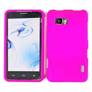 LG MACH LS 860 MATTE PHONE CASE COVER PROTECTOR FACEPLATE ACCESSORY NEON HOT PINK Cell Phones & Accessories