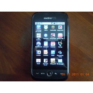 HUAWEI Ascend M860 Metro PCS Phone with Android 2.1 OS, 3.5" Touchscreen, 3.2MP Camera and GPS   Black Cell Phones & Accessories