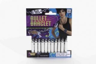 Bullet Bracelet (Silver) Adult Accessory Jewelry