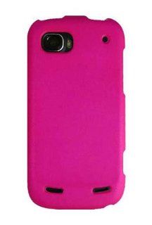 HHI Rubberized Shield Hard Case for ZTE N861 Warp II   Hot Pink (Package include a HandHelditems Sketch Stylus Pen) Cell Phones & Accessories