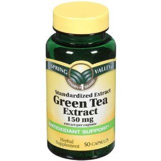 Spring Valley Green Tea Extract Herbal Health & Personal Care