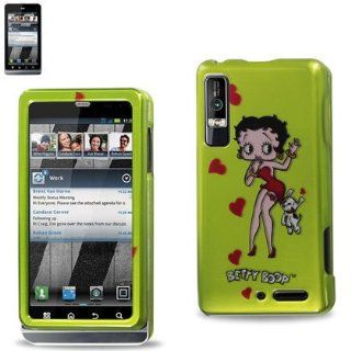 Reiko 2DPC MOTXT862 B75 Durable Snap On Protective Case for Motorola Droid 3 Premium   1 Pack   Retail Packaging   Green Cell Phones & Accessories