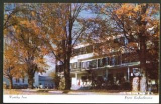 Worthy Inn at Manchester VT postcard 1963 Entertainment Collectibles