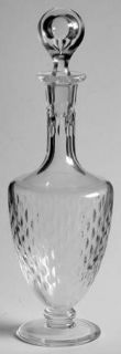 Baccarat Paris (Cut) Cordial Decanter   Vertical Cuts On Bowl, Smooth Stem