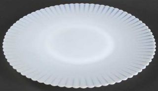 MacBeth Evans Petalware Monax (White) 10 Inch Salver Plate   Monax, Plain